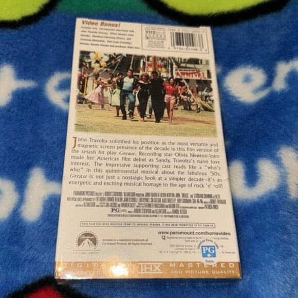 Vintage NWT Grease VHS - Picture 2 of 2